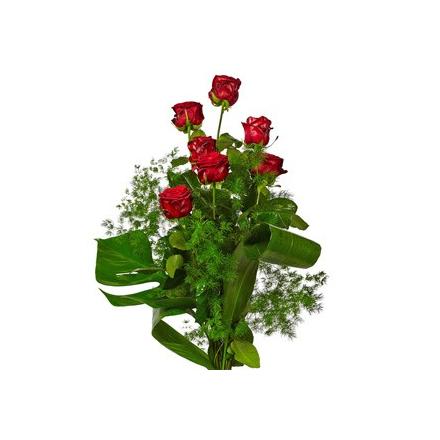 7 Red Roses Long Stems (IT)