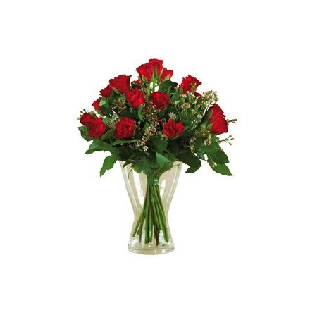12 Red Roses Long Stems (IT)
