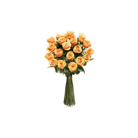 Orange long stem roses