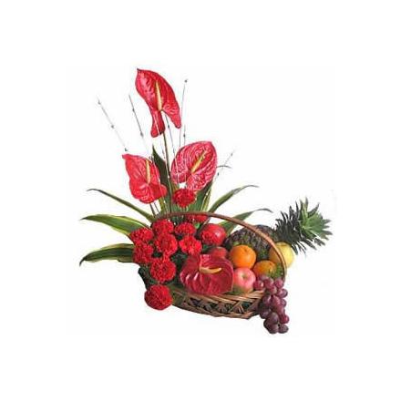 Flowers & Fruits Arrangement