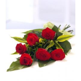 6 Red Roses bouquet