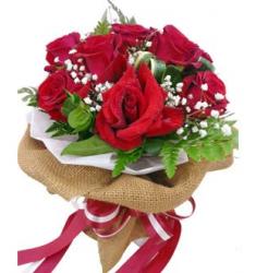 9 Red Roses (lucky) Bouquet