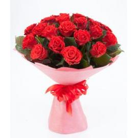 15 κόκκινα τριαντάφυλλα  60 cm (MD)