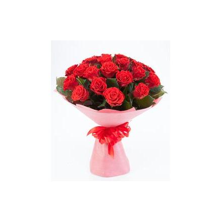 15 κόκκινα τριαντάφυλλα  60 cm (MD)
