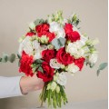 Bouquet in red and white shades (IT)