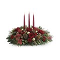 Centerpiece Χριστουγέννων με 3 Κεριά 