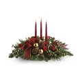 Centerpiece Χριστουγέννων με 3 Κεριά 