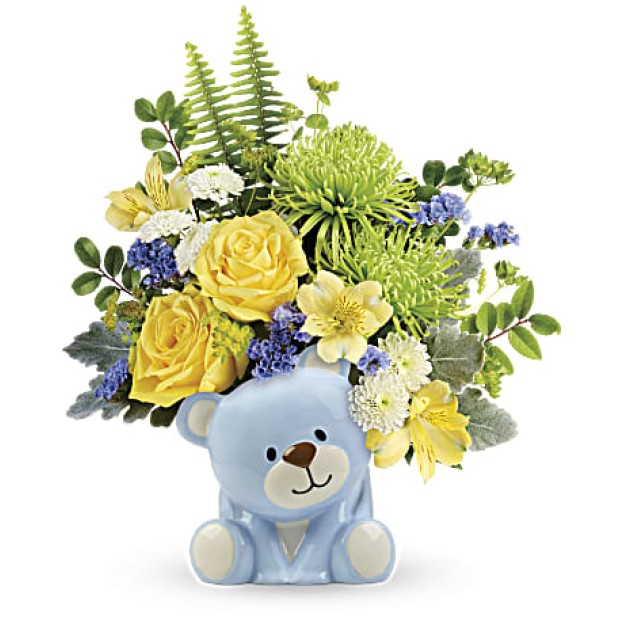 Joyful Blue Bear Bouquet (Αμερική)