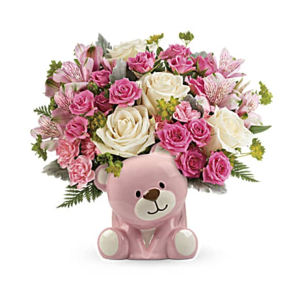 Precious Pink Bear Bouquet (Αμερική)