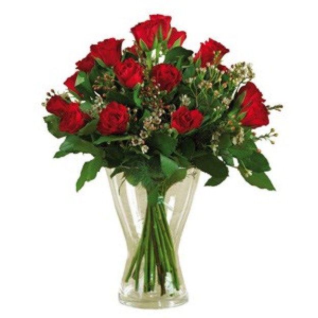 12 Red Roses Long Stems (IT)
