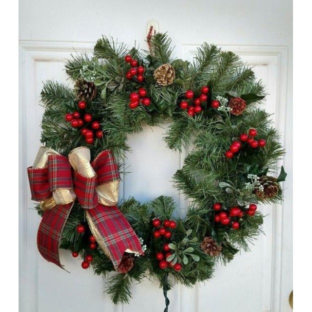 Στεφάνι πράσινο  των Χριστουγέννων