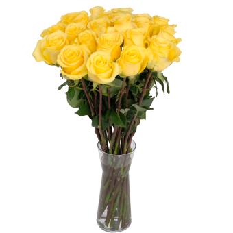  Florist's yellow roses μπουκέτο (CH)